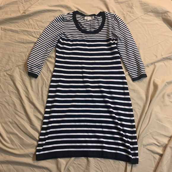 Pink Rose Dresses & Skirts - Pink Rose Striped Sweater Dress